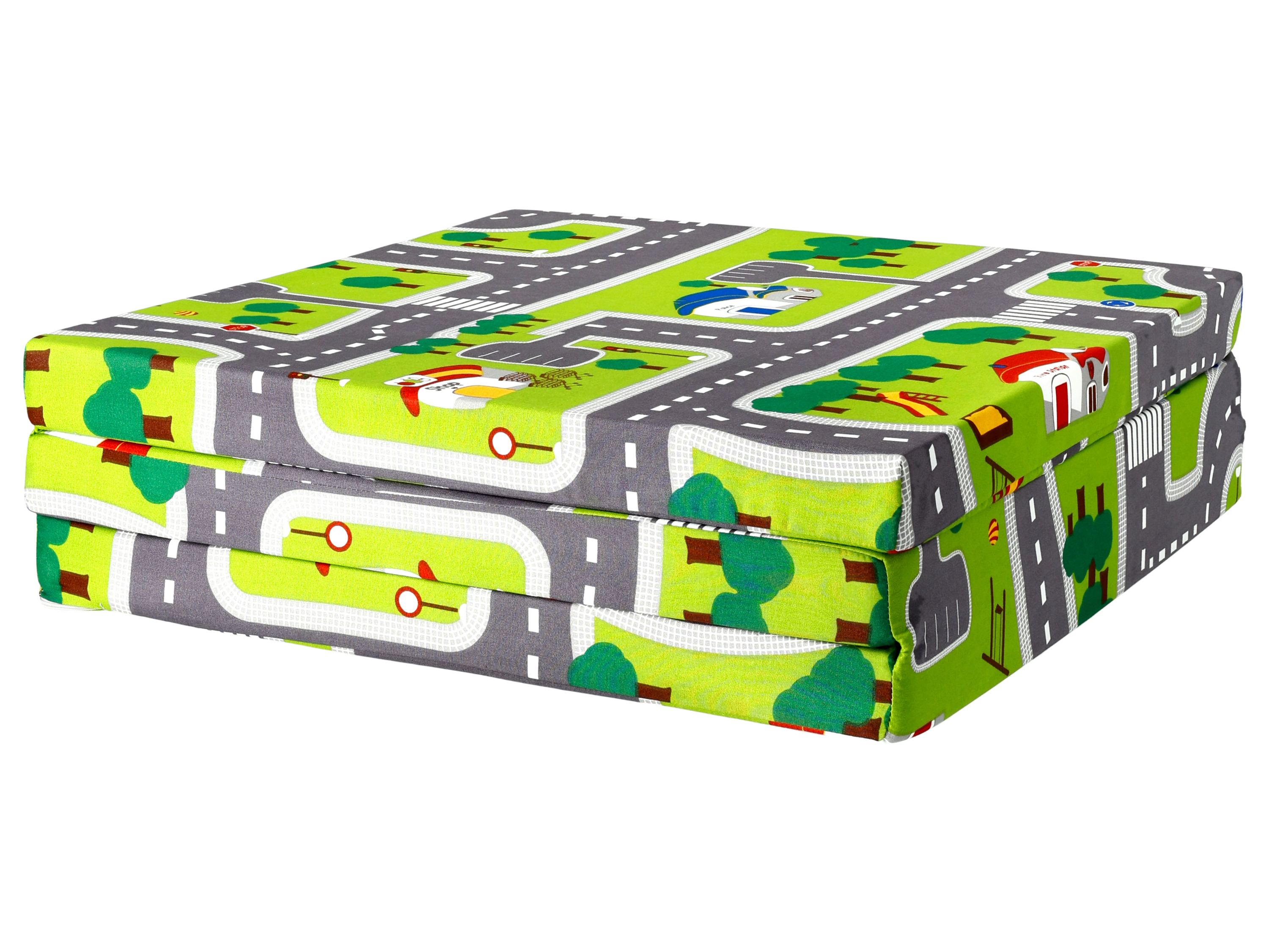 Livarno® Dětská skládací matrace, 168 x 60 x 5 cm (mapa města)
