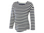 Pruhované tričko s dlouhým rukávem.