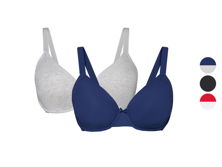  Zobrazit na celou obrazovku esmara® Dámská push-up podprsenka, 2 kusy - Obrázek 1