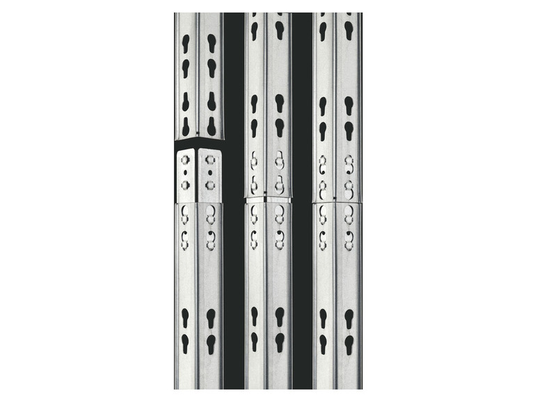  Zobrazit na celou obrazovku PARKSIDE® Vysokozátěžový rohový regál se 4 policemi Rivet, 180 x 70 x 70 x 40 cm - Obrázek 3