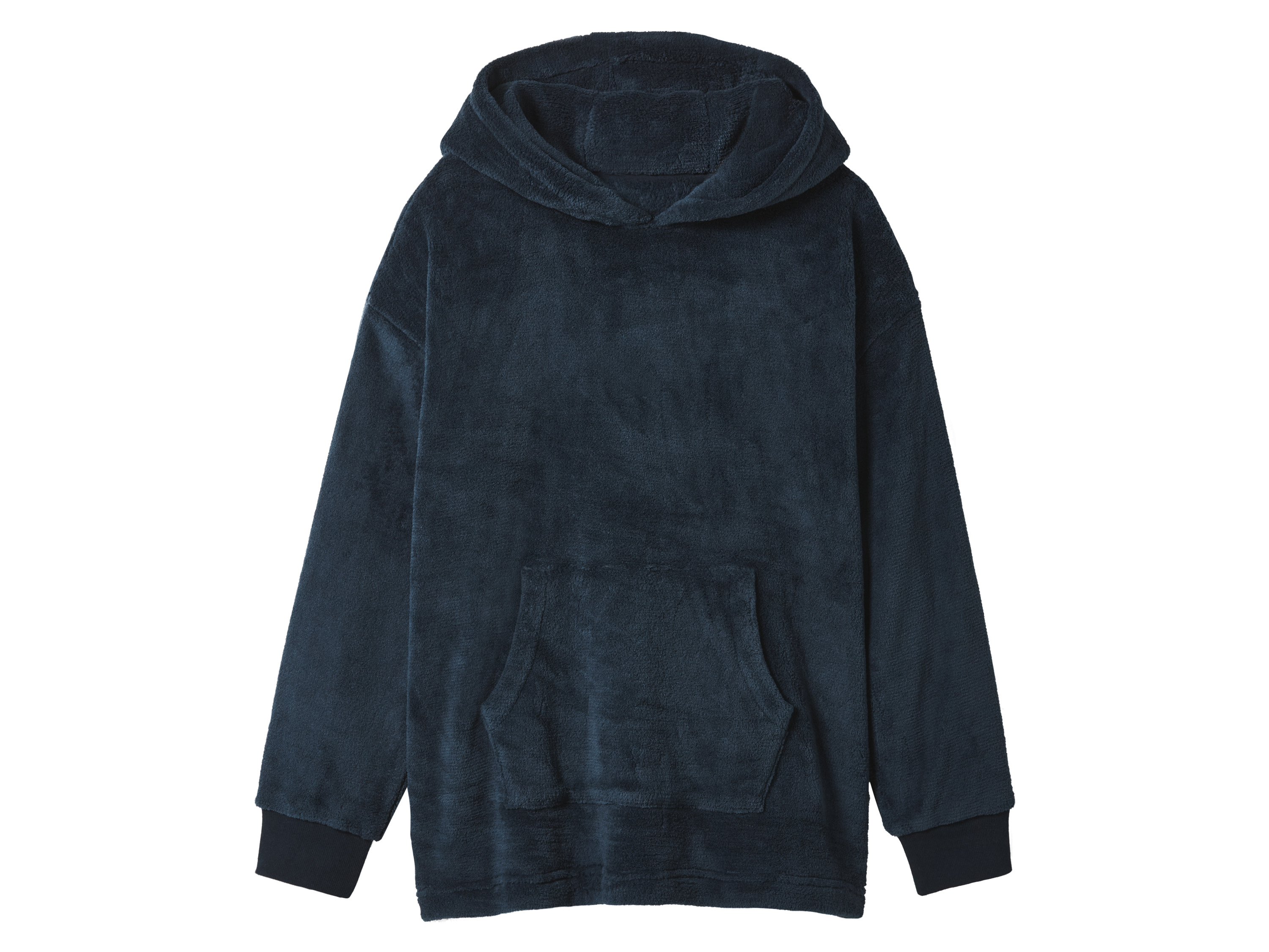 esmara® Dětská plyšová oversize mikina (petrolejová, 134/140)