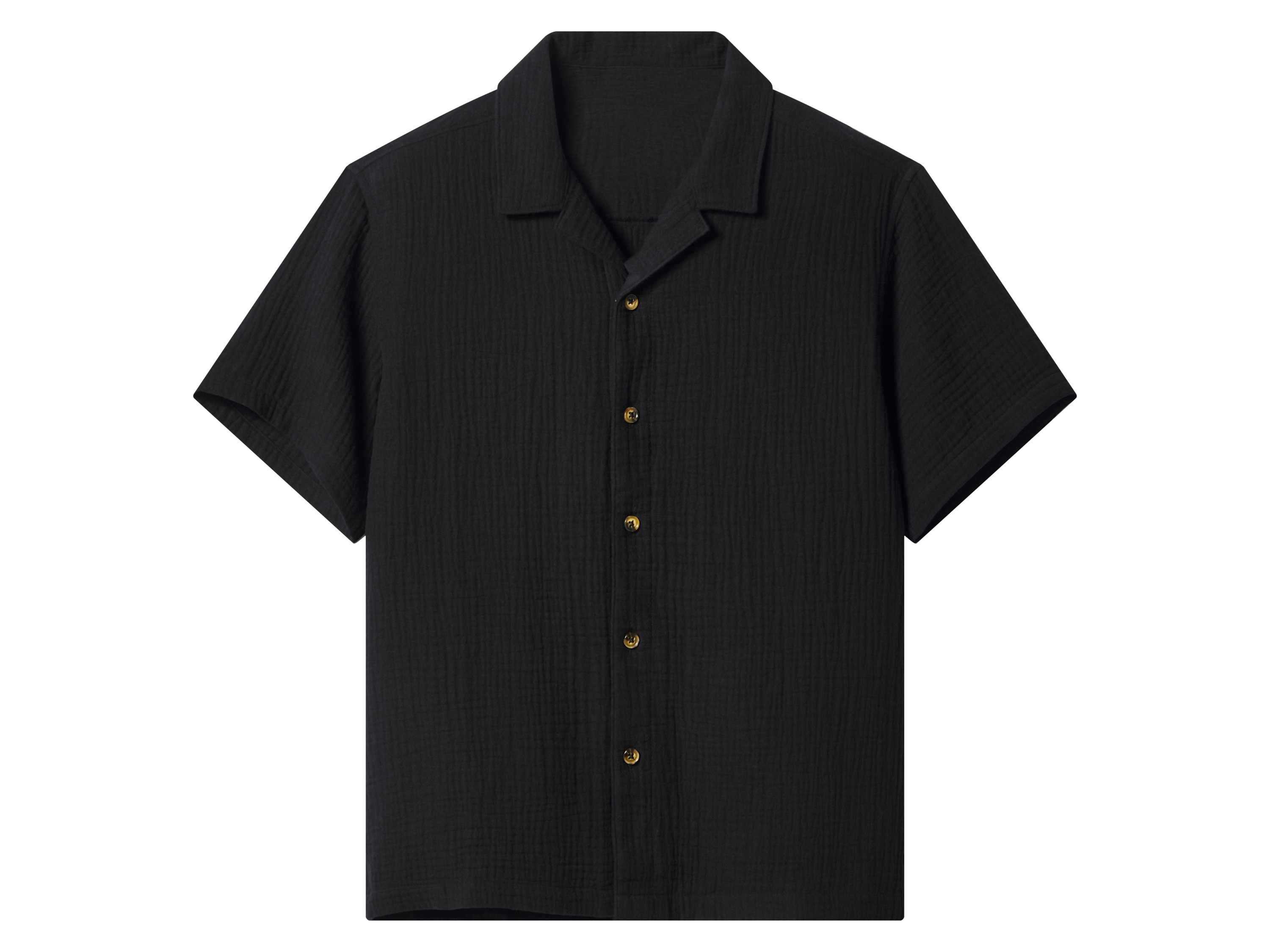 Esmara Kids Chlapecká mušelínová košile (černá, 134/140)