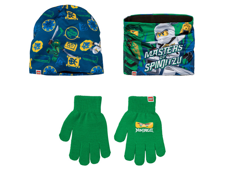  Zobrazit na celou obrazovku LEGO® NINJAGO Dětská souprava čepice, rukavic a šály, 3dílná - Obrázek 6