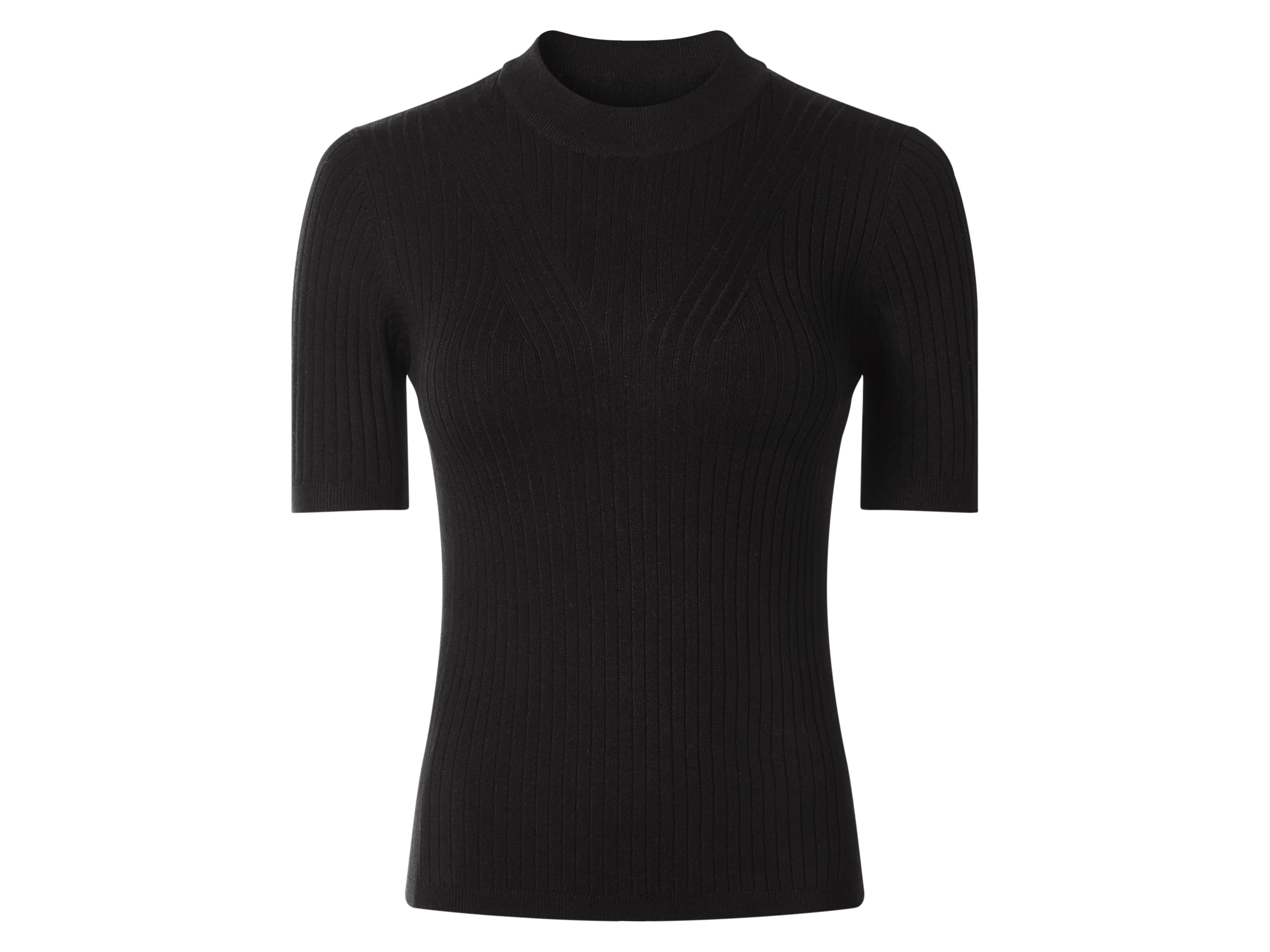 esmara® Dámský úpletový svetr (černá, L(44/46))