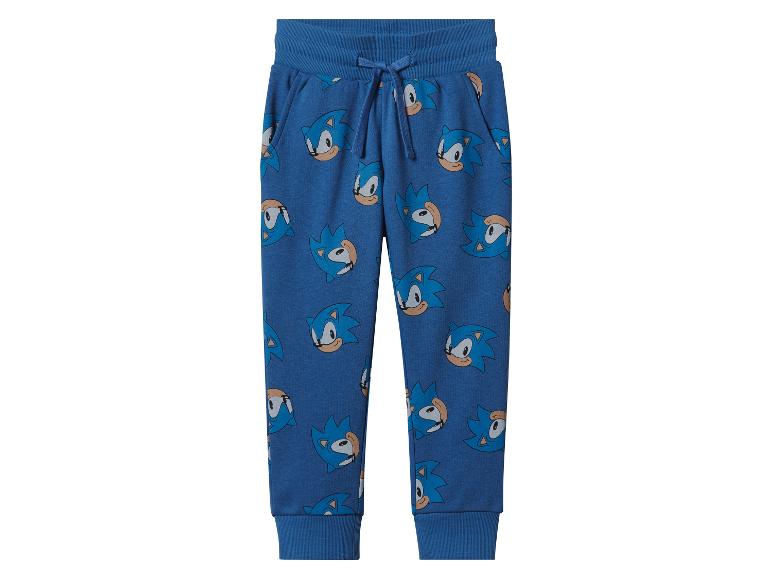 Modré tepláky Sonic the Hedgehog pro děti