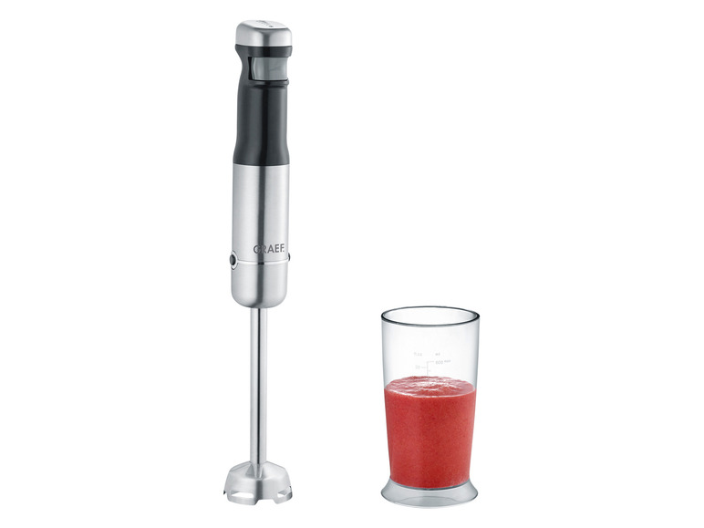 Ponorný mixér Graef se sklenicí smoothie