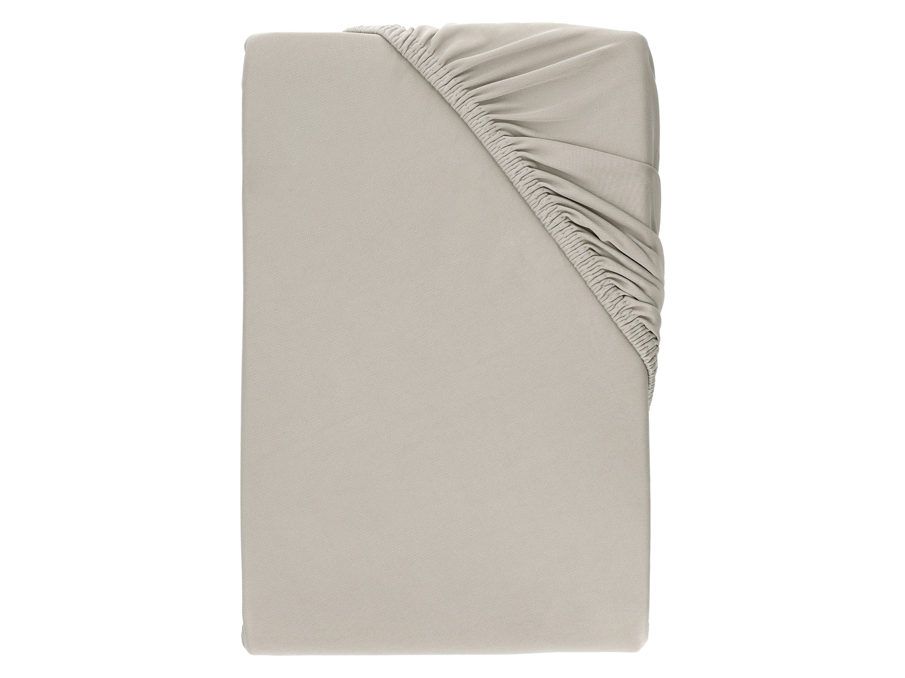 Livarno® Žerzejové napínací prostěradlo, 140-160 x 200 cm (béžová)