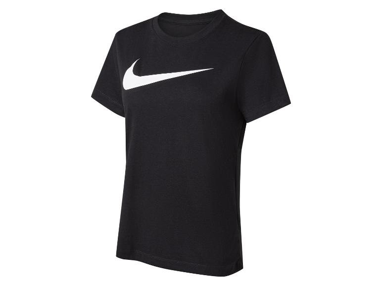 Černé Nike tričko s bílým logem.