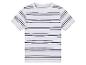Dětské pruhované triko, bílé a černé.