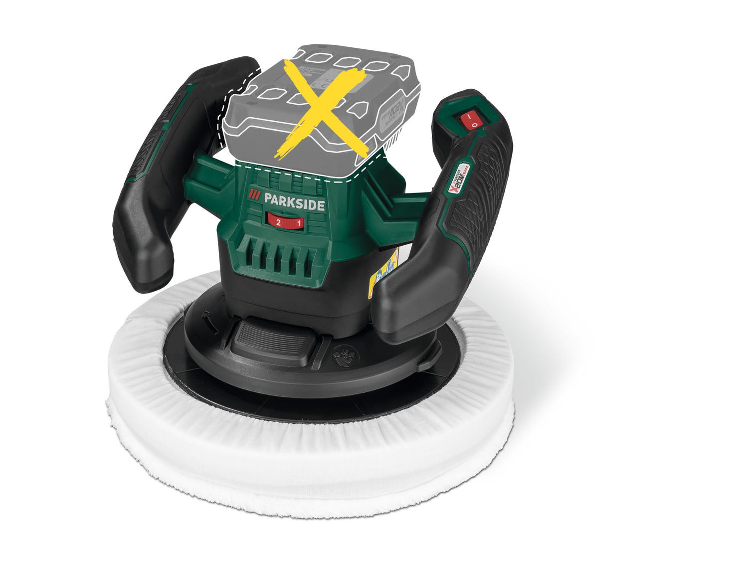Parkside cordless sales car polisher