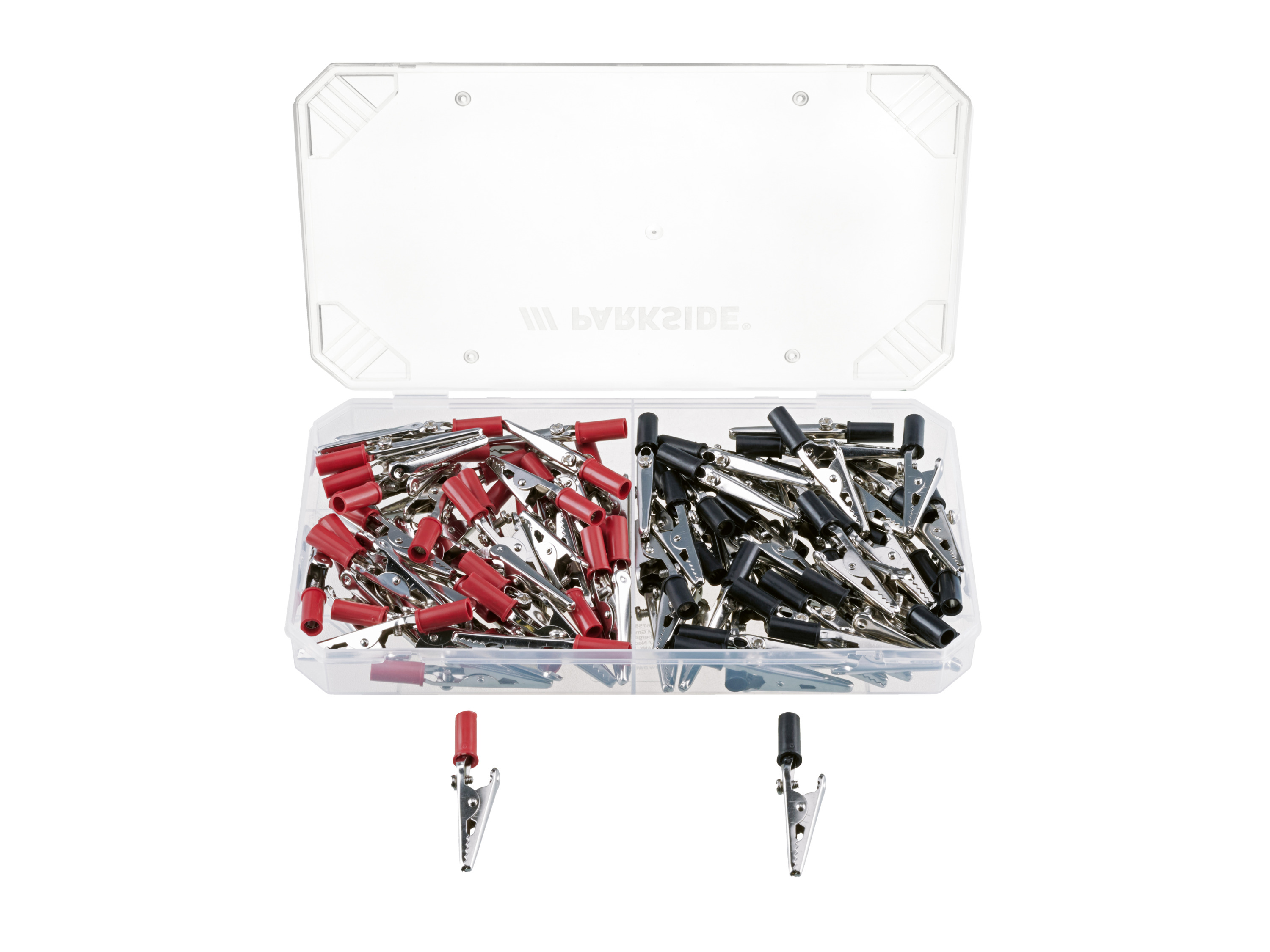 Parkside® Sortiment malých dílů (sada krokodýlích svorek, 80dílná)