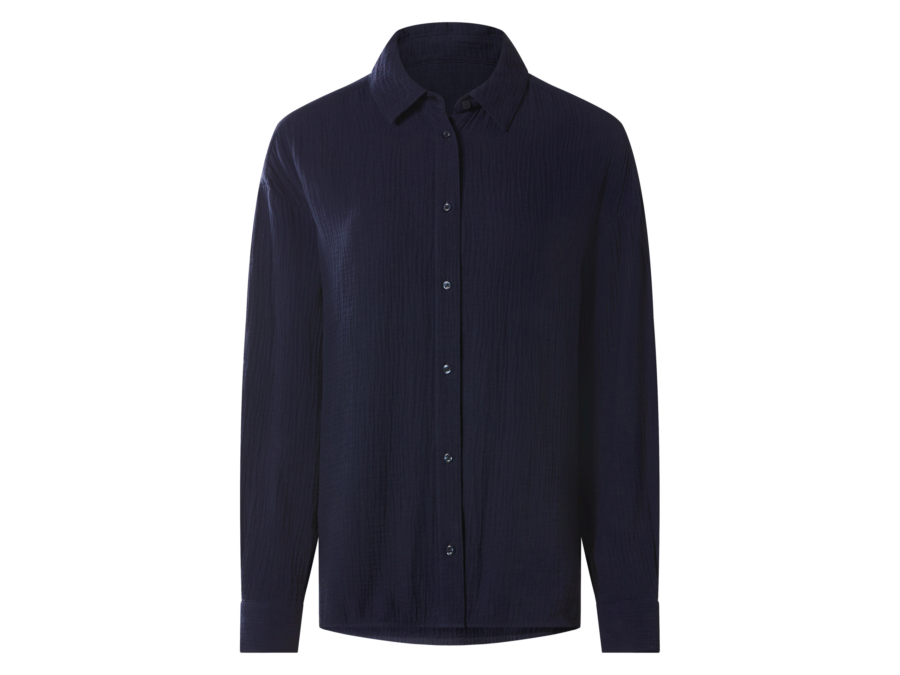 esmara® Dámská mušelínová blůza (navy modrá, S(36/38))