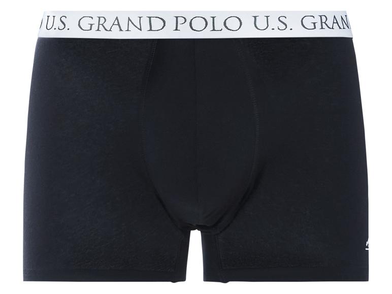 Černé boxerky U.S. Grand Polo: pohodlí a styl.