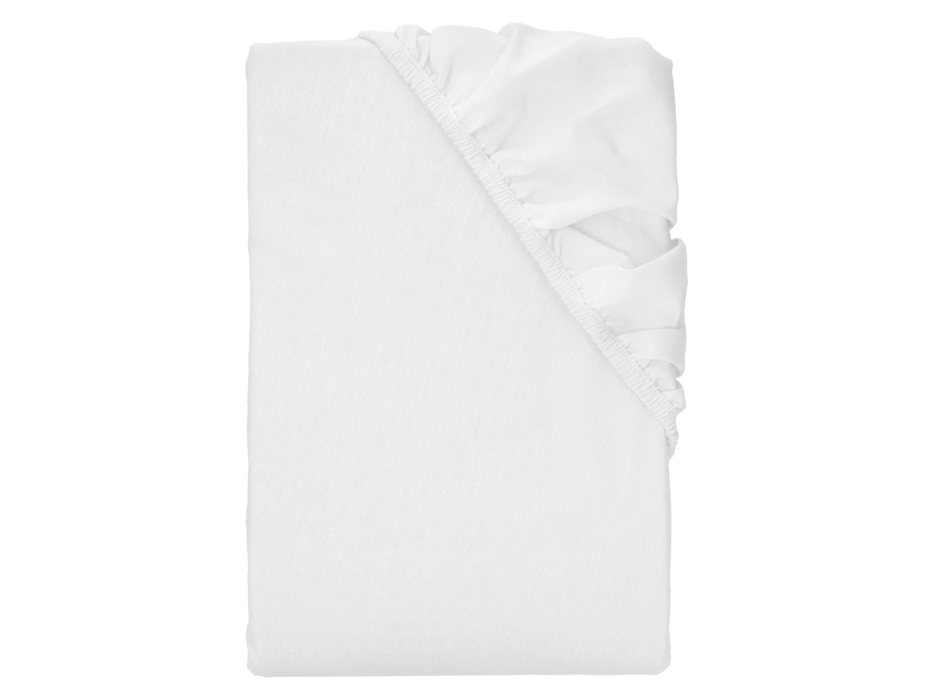 Livarno® Napínací prostěradlo z jemného flanelu, 140-160 x 200 cm (bílá)