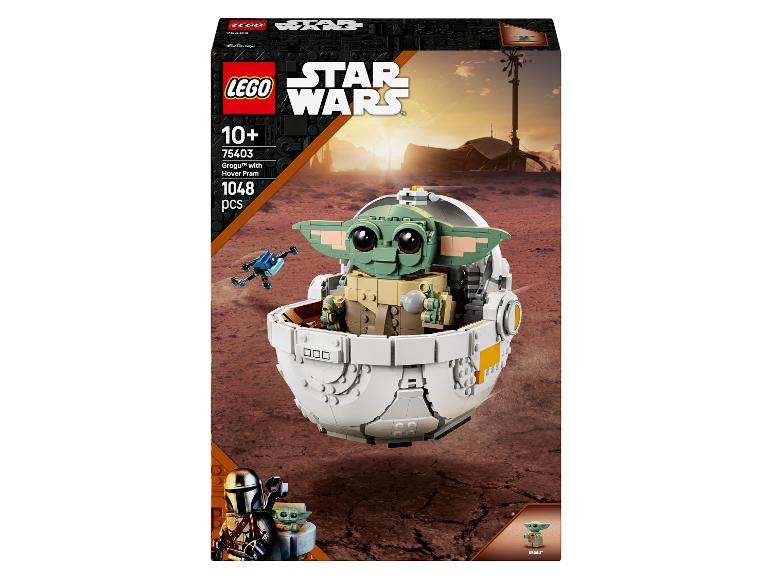Sada LEGO Star Wars Grogu s vznášedlem, 1048 dílků, pro věk 10+