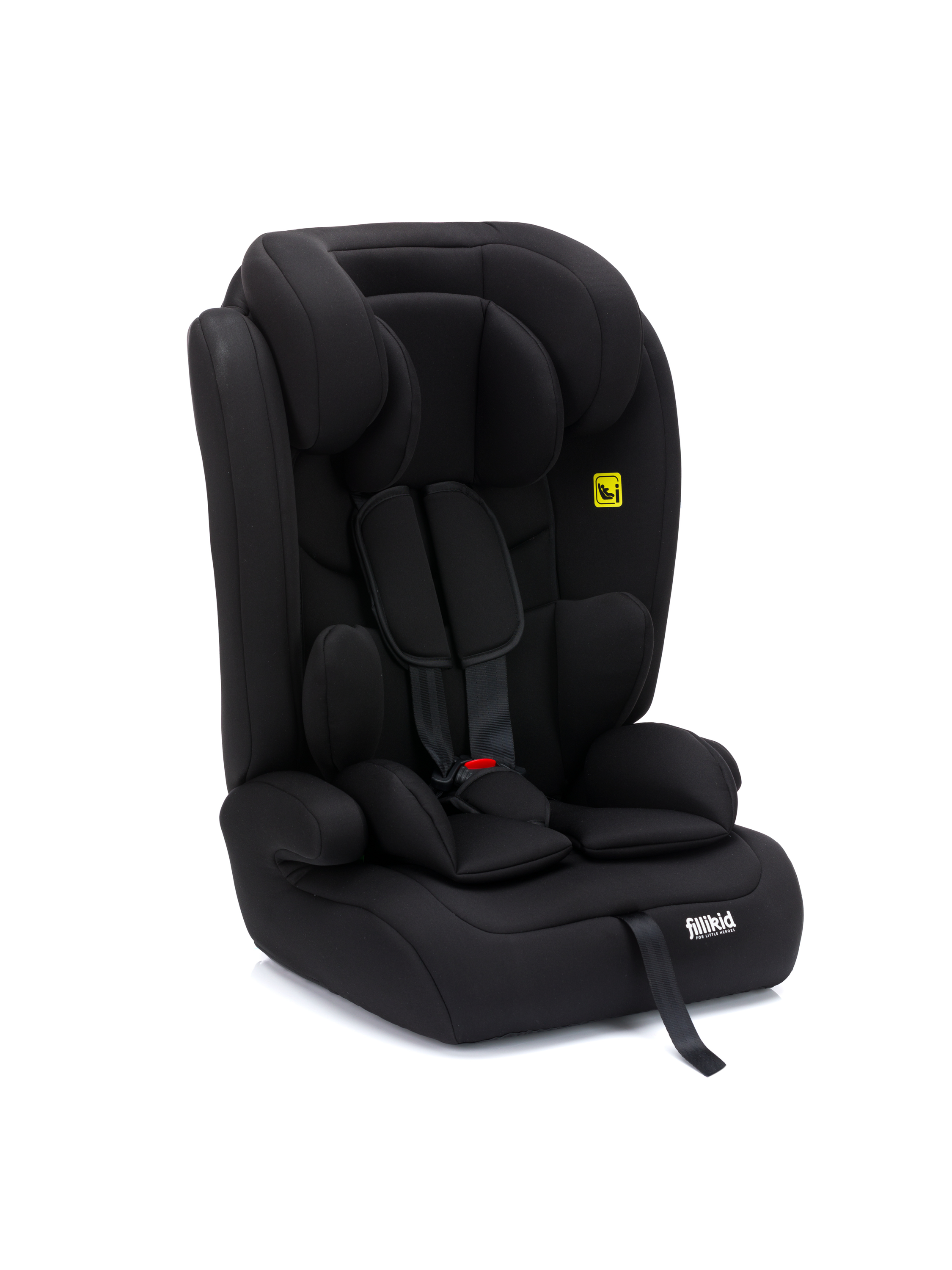Fillikid Autosedačka Olli 76-150 cm black
