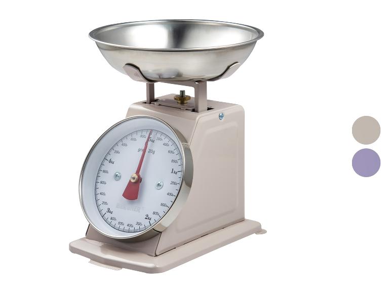 Retro kuchyňská váha Berker, vintage styl, 4kg kapacita.