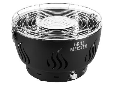 GRILLMEISTER Gril na dřevěné uhlí s aktivní ventilací GAG 34 D1