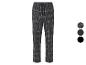 Šedé kalhoty s kostkovaným vzorem a šňůrkou
