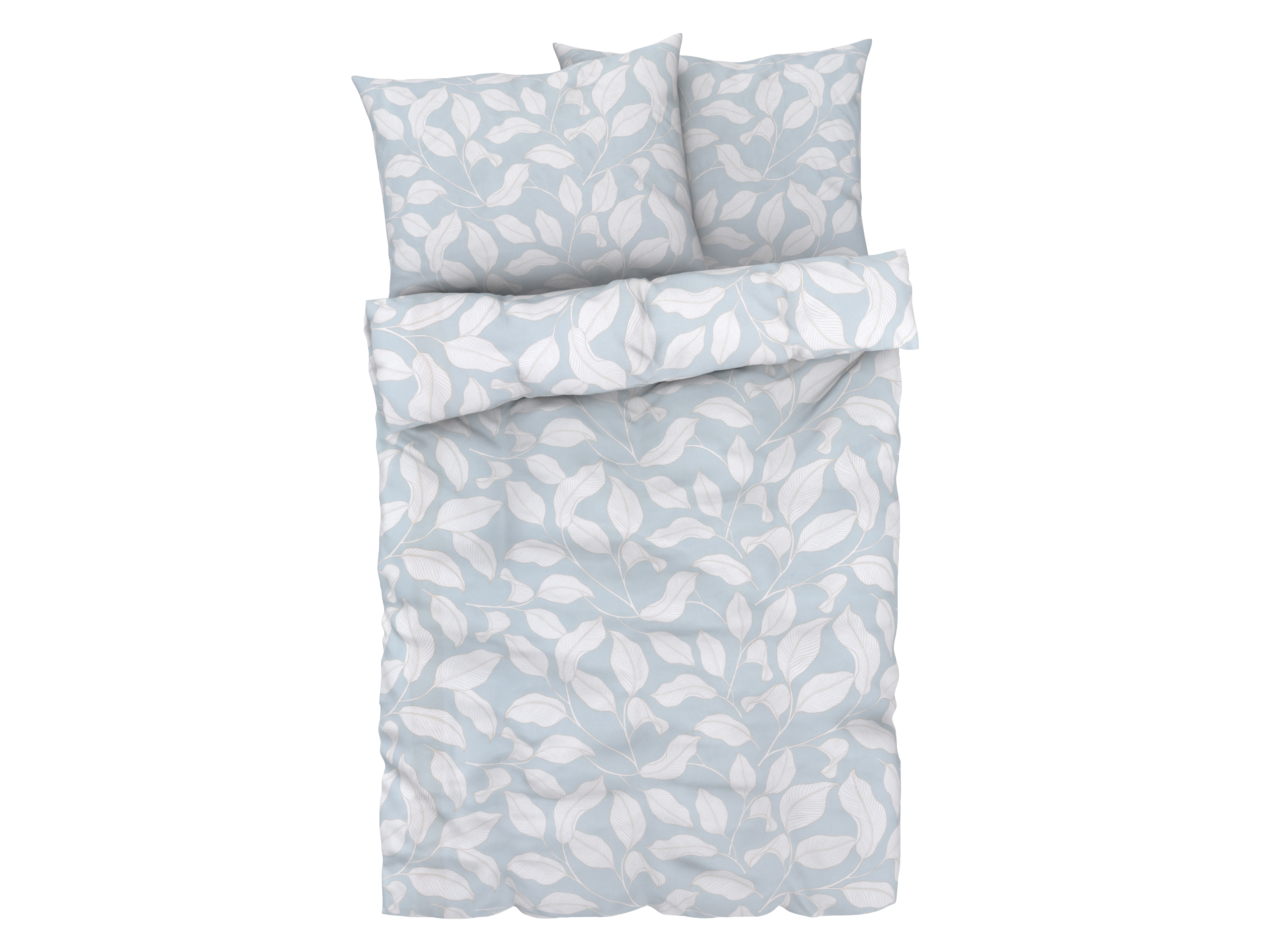 Livarno home Ložní povlečení z mikrovláknitého saténu, 200 x 220 cm, 70 x 90 cm (mintová)