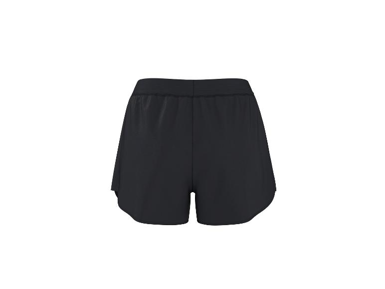 Černé sportovní šortky s elastickým pasem.