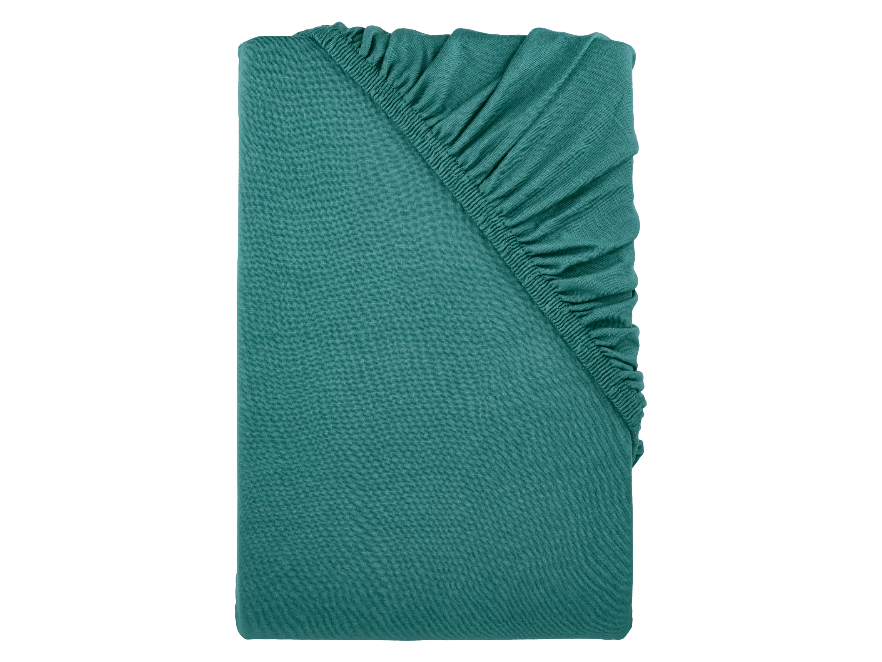 Livarno® Žerzejové napínací prostěradlo, 140-160 x 200 cm (zelená)