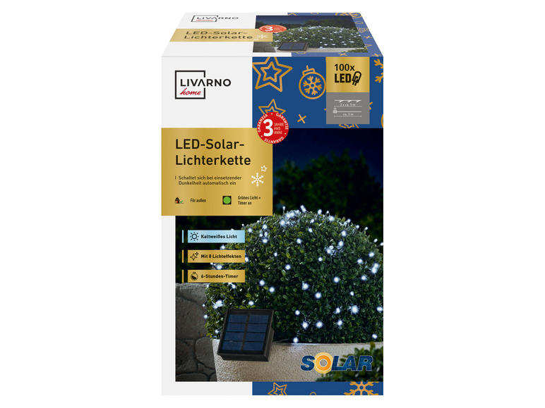  Zobrazit na celou obrazovku LIVARNO home Solární světelný LED řetěz - Obrázek 8