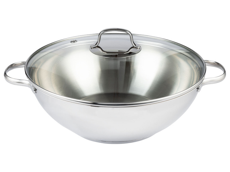  Zobrazit na celou obrazovku ERNESTO® Pánev wok z nerezové oceli, Ø 32 cm - Obrázek 2