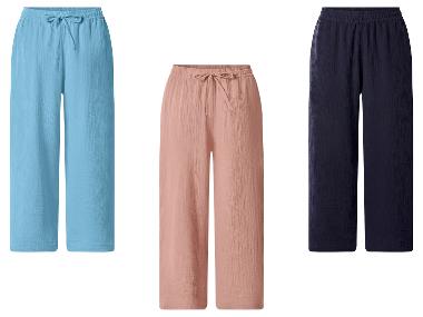 esmara® Dámské mušelínové kalhoty