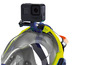GoPro kamera připevněná k potápěčské masce.