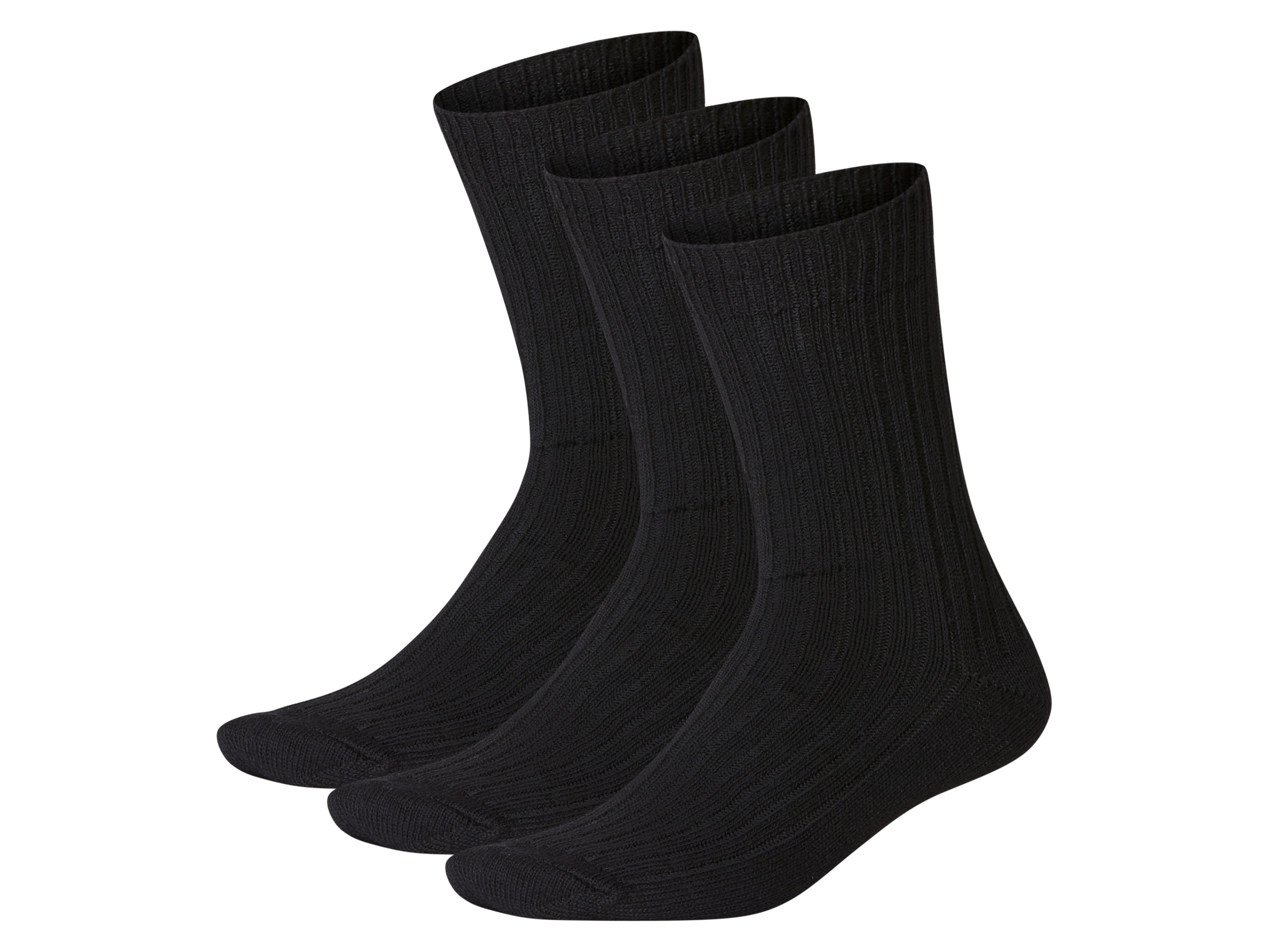 esmara® Pánské termo ponožky, 3 páry (černá, 43-46)