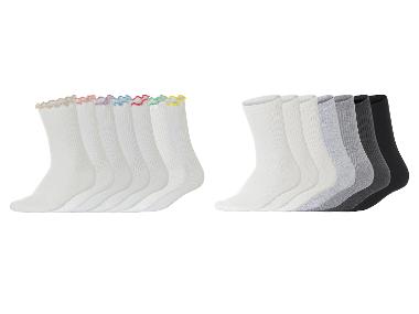 esmara® Dámské ponožky s BIO bavlnou, 7 párů