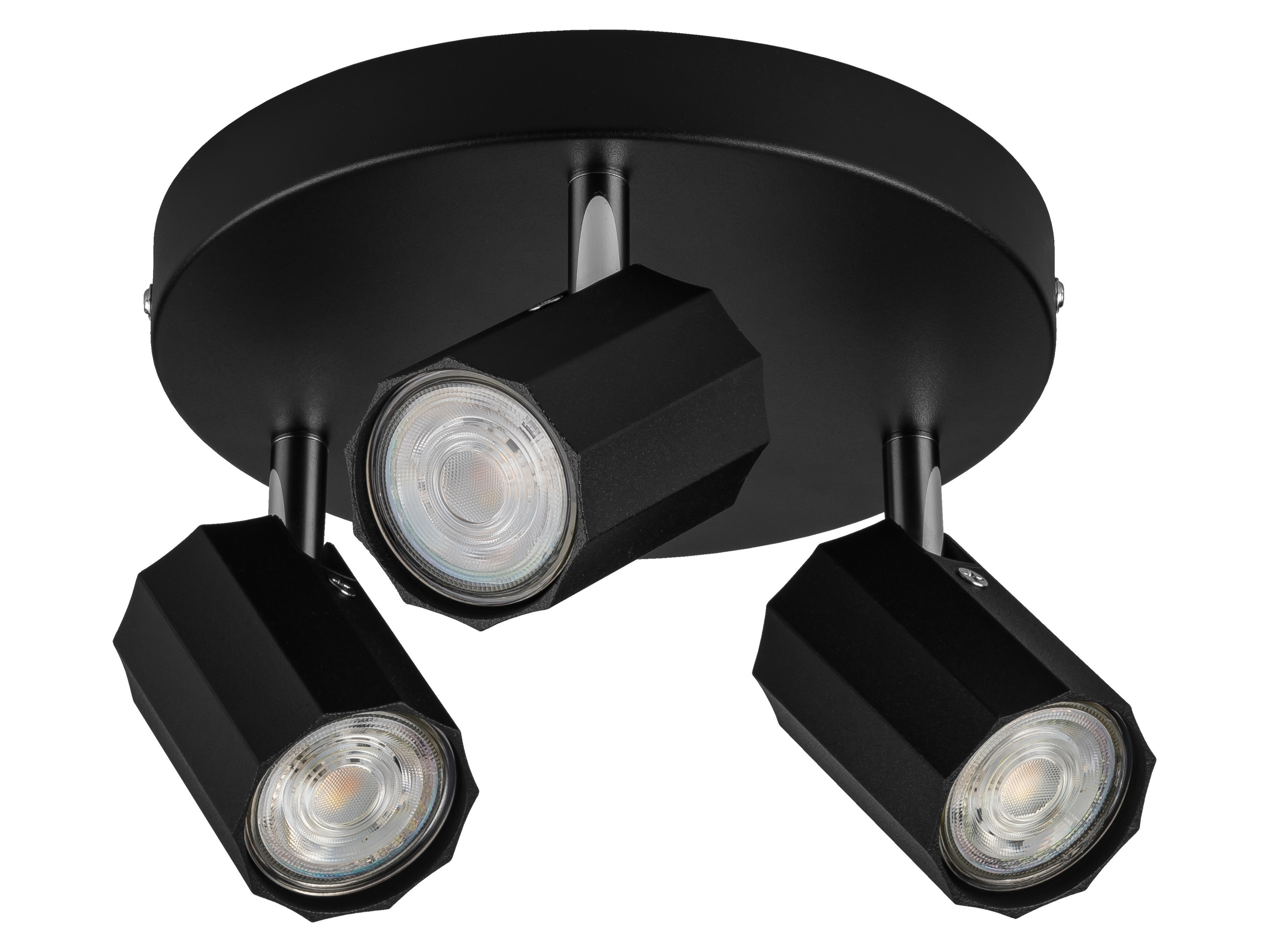 Livarno home Stropní / Nástěnné LED svítidlo Theia (stropní bodové svítidlo, matná černá)