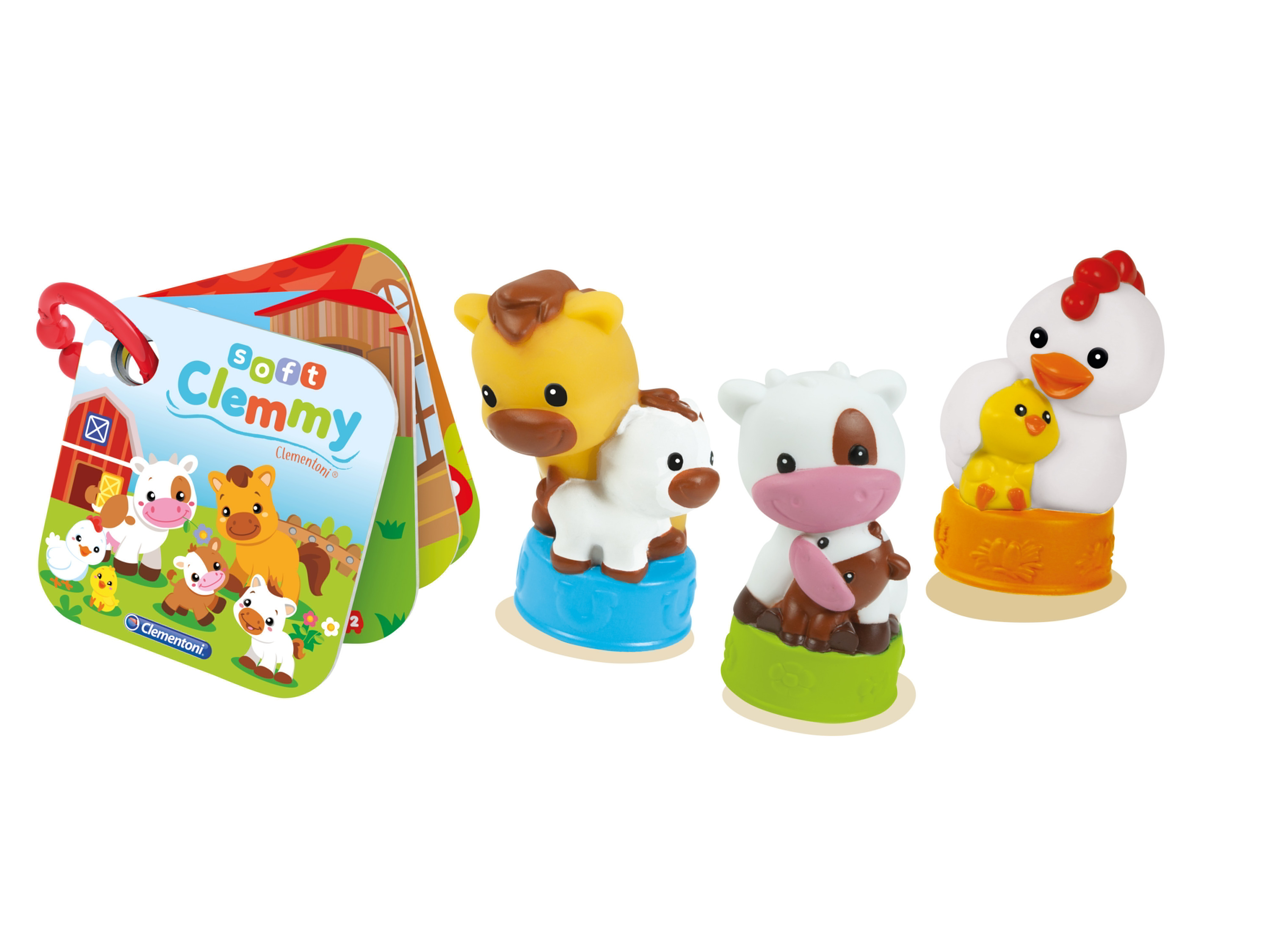 Clementoni Dětská plastová hračka Clemmy (statek včetně knihy)