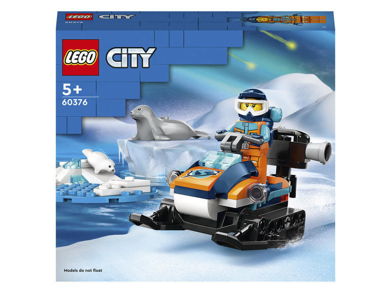  Zobrazit na celou obrazovku LEGO® City 60376 Arktický sněžný skútr - Obrázek 1