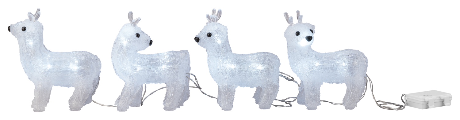 Livarno® Dekorativní LED figurka (sada sobů, 4dílná)