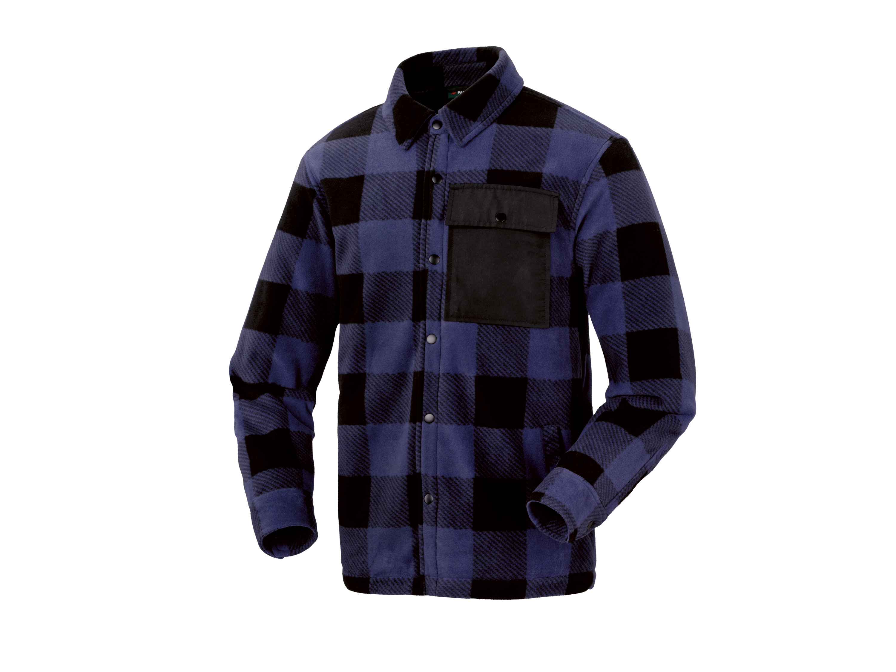 Parkside® Pánský flanelový overshirt (modrá, S (44/46))