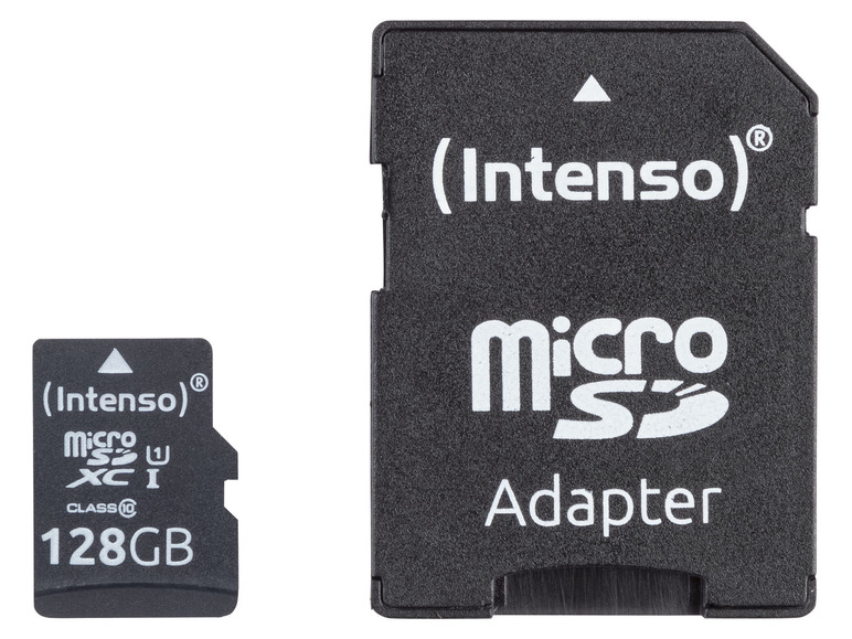  Zobrazit na celou obrazovku Intenso Paměťová karta microSDHC 128 GB UHS-I s adaptérem - Obrázek 2