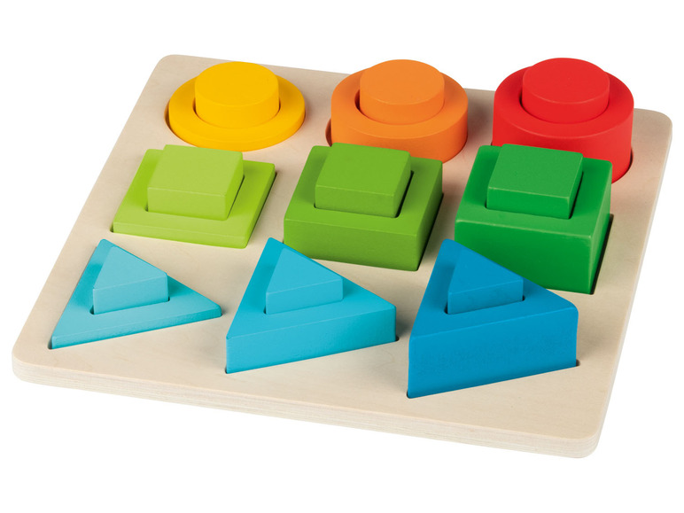  Zobrazit na celou obrazovku Playtive Dřevěná duhová motorická hračka Montessori - Obrázek 19