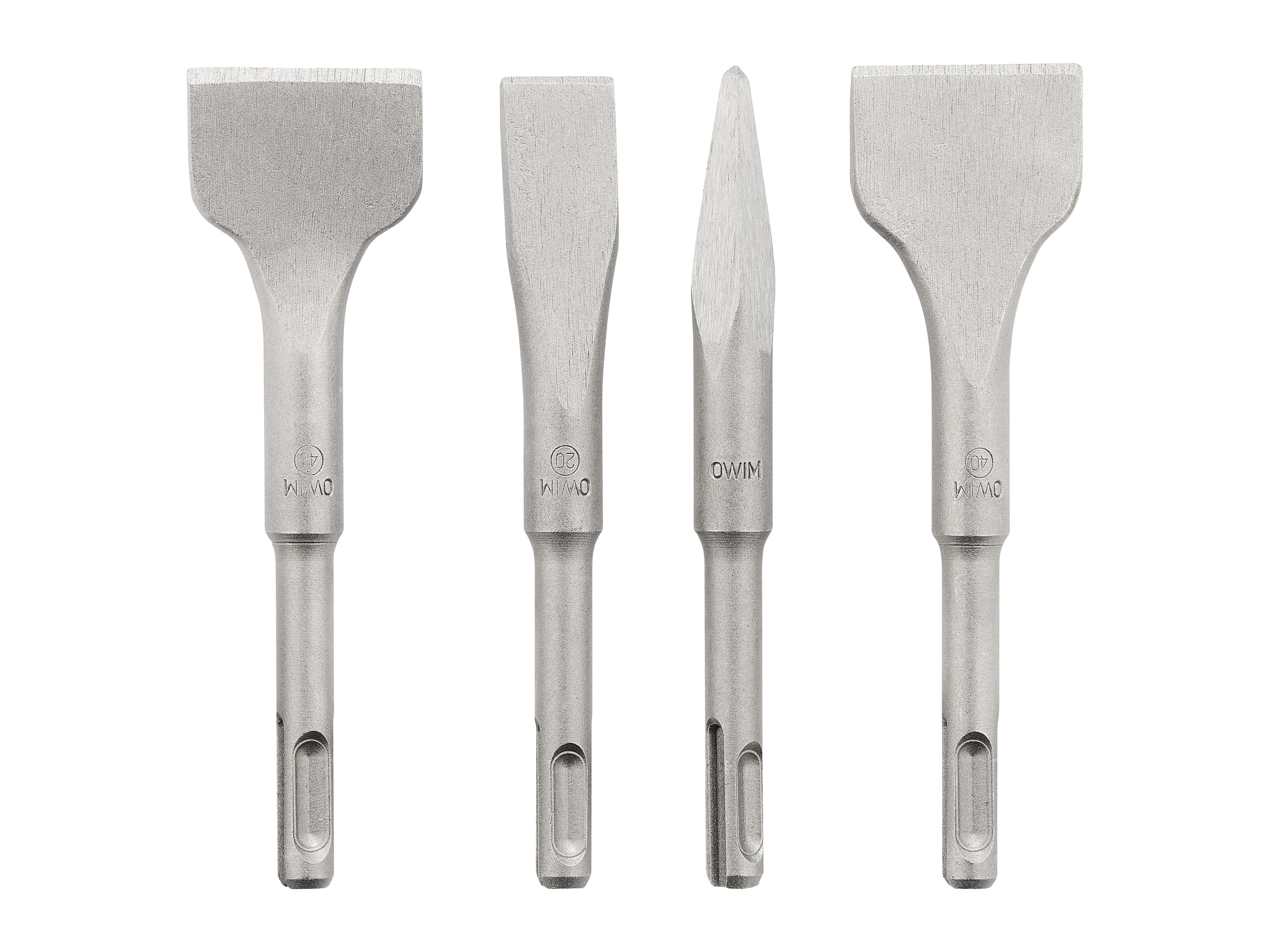 Parkside® Sada SDS vrtáků / krátkých sekáčů (sada sekáčů SDS Plus, 4dílná)