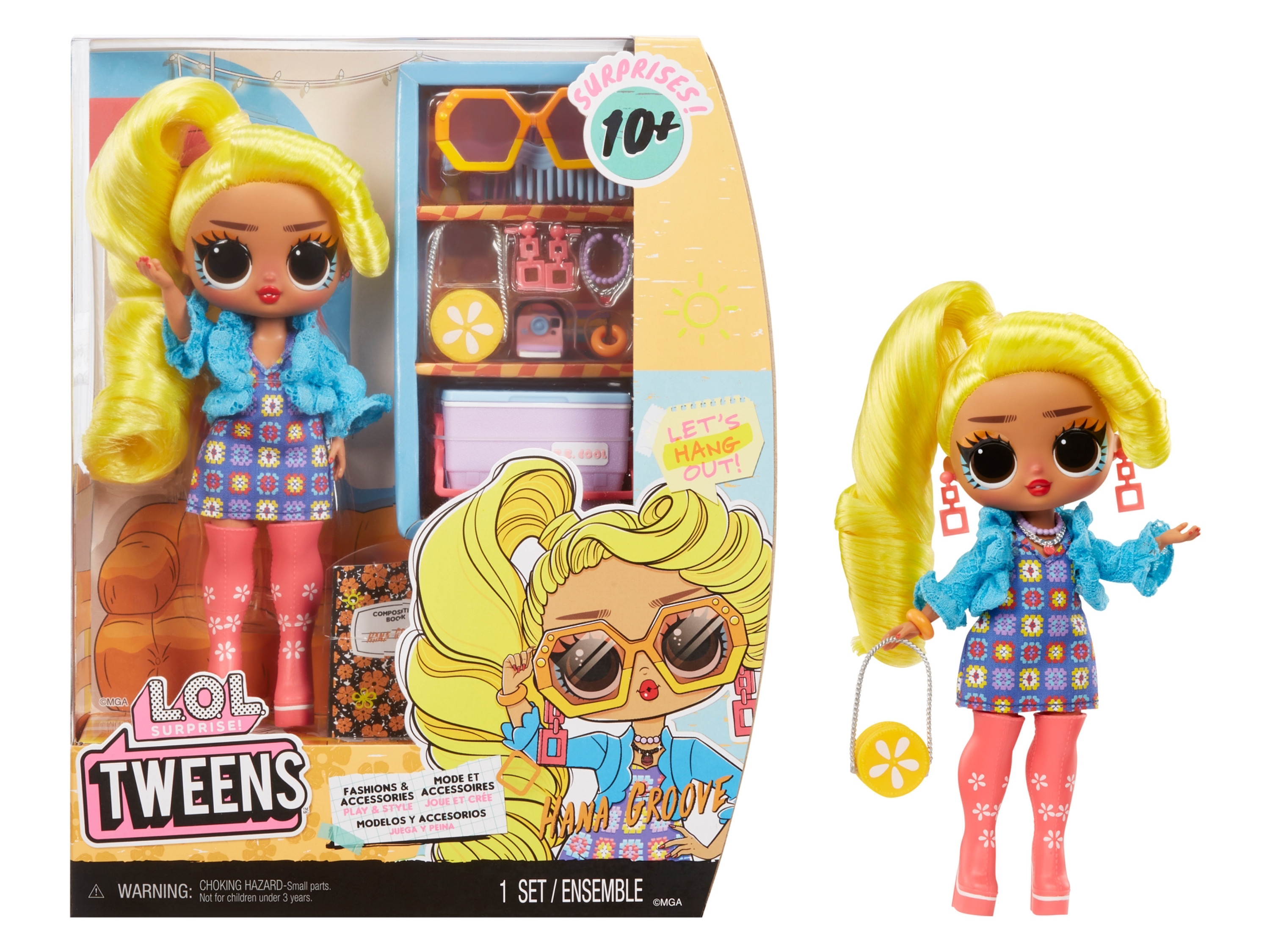 LOL Módní panenka Surprise Tweens (Hana Groove)