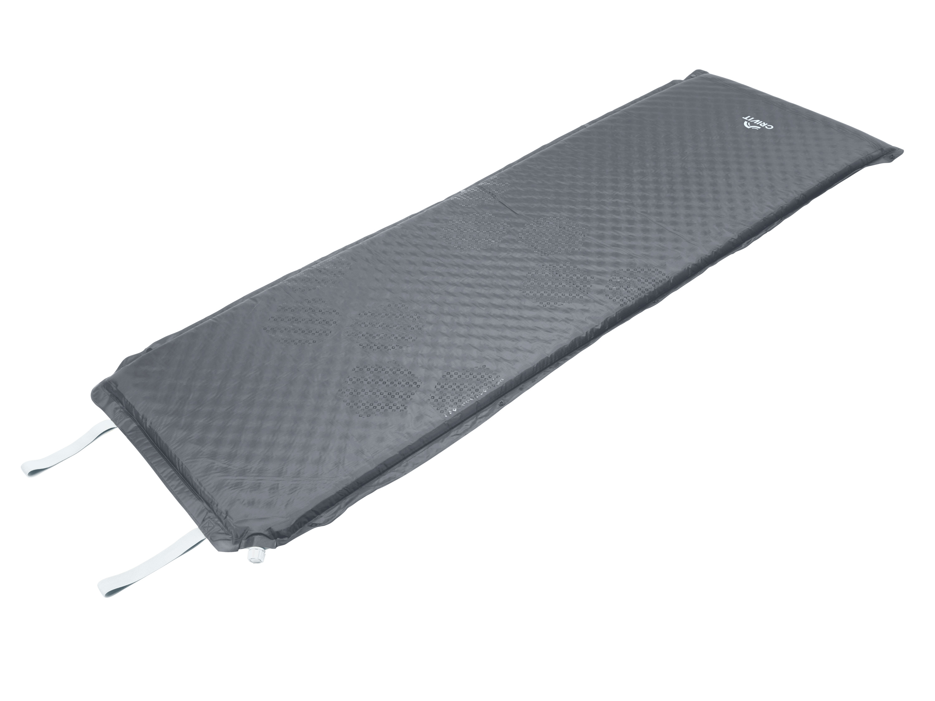 Crivit Samonafukovací karimatka / Nafukovací karimatka s polštářem (samonafukovací karimatka, šedá)