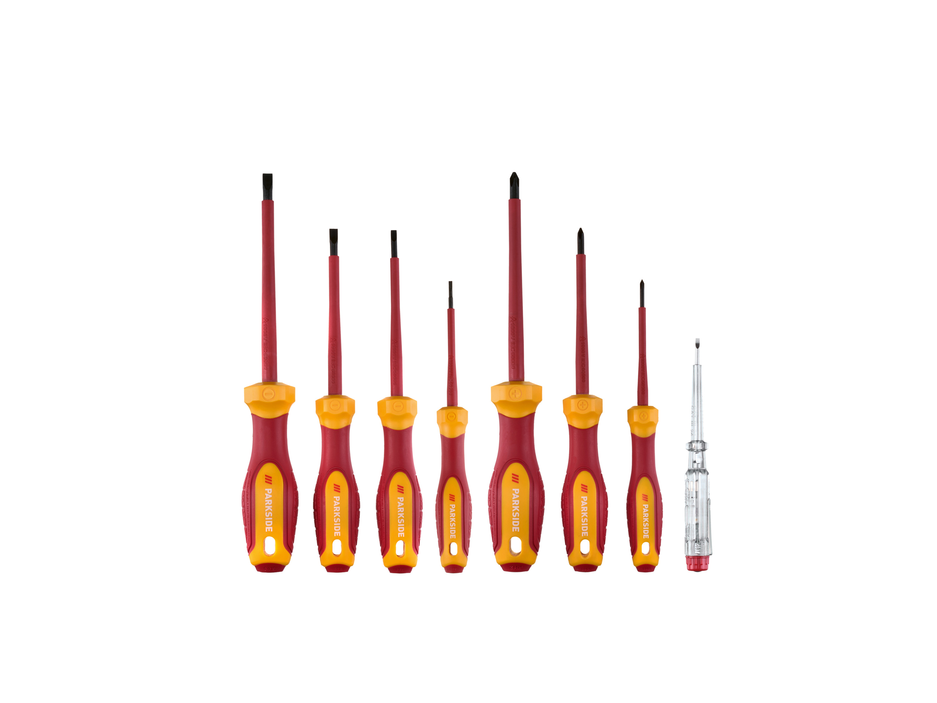 Parkside® Sada izolovaných šroubováků VDE , 8dílná