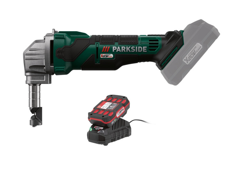  Zobrazit na celou obrazovku PARKSIDE® Aku prostřihovač plechu PMKA 20-Li A1, 2 Ah - Obrázek 1