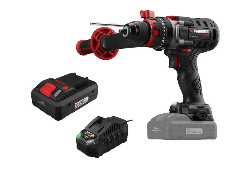  Zobrazit na celou obrazovku PARKSIDE PERFORMANCE® Aku příklepová vrtačka 150 Nm PPSBSA 20-Li A1, Smart 4 Ah - Obrázek 1