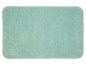Světle zelená koupelnová podložka s měkkou texturou.