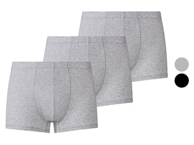 LIVERGY® Pánské boxerky s BIO bavlnou, 3 kusy
