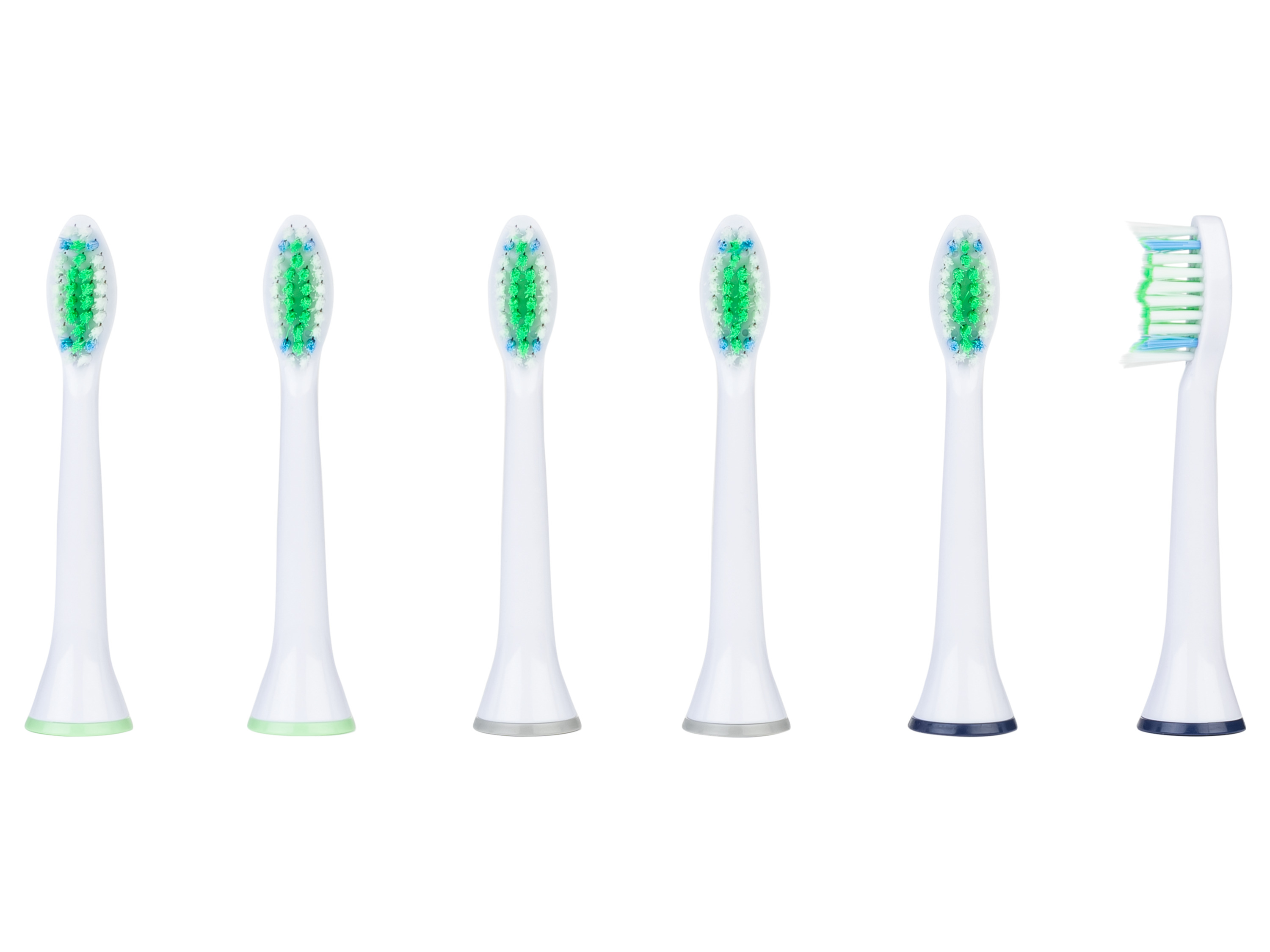 nevadent Náhradní hlavice pro sonické zubní kartáčky, 6 kusů