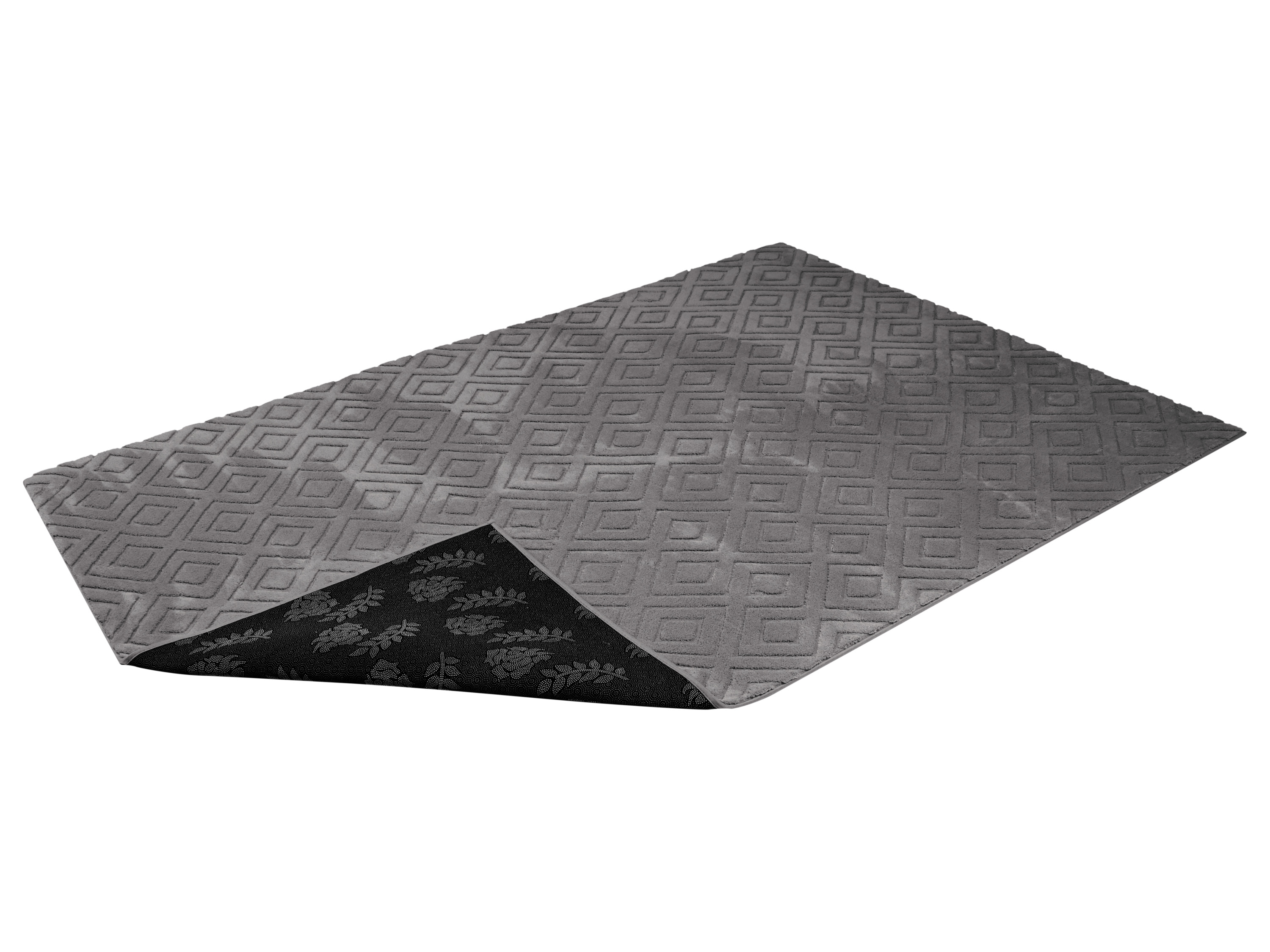 Livarno® Koberec s vysokým vlasem, 160 x 230 cm (šedá)