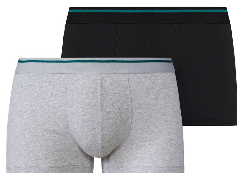  Zobrazit na celou obrazovku LIVERGY® Pánské boxerky s BIO bavlnou, 2 kusy - Obrázek 2